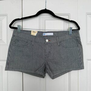 Levi’s Blue & White Pinstripe Shorts – W29 (2010 Vintage, New With Tags)